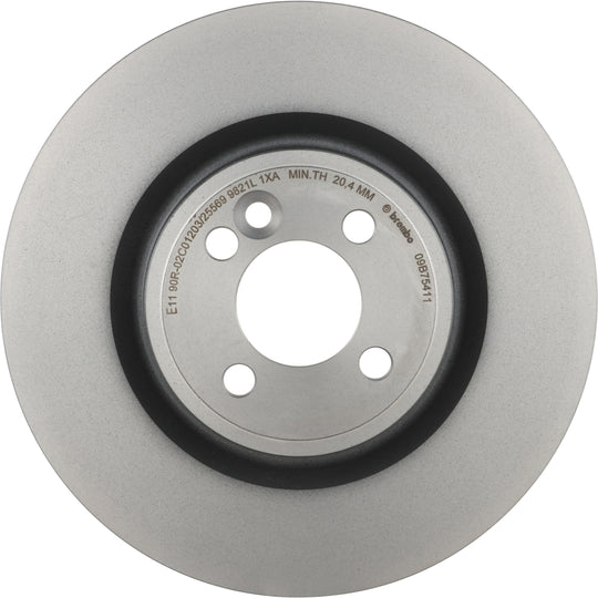 09.B754.11 Brembo Premium Coated Vented Brake Rotor Brembo Brake Canada