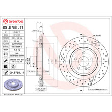 Charger l'image dans la galerie, 09.B788.11 Brembo Premium Coated Vented Brake Rotor Brembo Brake Canada