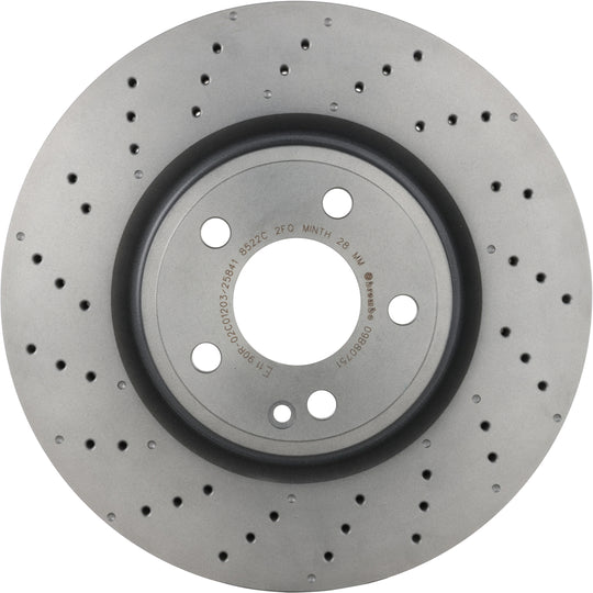 09.B807.51 Brembo Premium UV Coated Front Brake Rotor Brembo Brake Canada