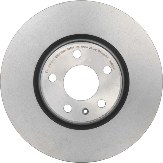 09.B822.11 Brembo Premium Coated Vented Brake Rotor Brembo Brake Canada