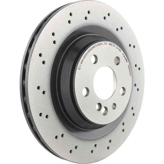 09.B842.21 Brembo Premium Coated Vented Brake Rotor Brembo Brake Canada
