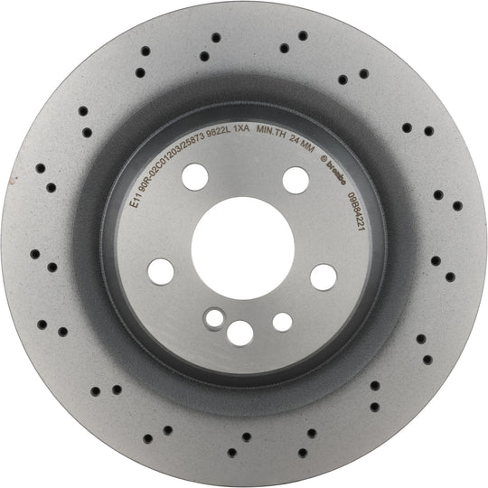 09.B842.21 Brembo Premium Coated Vented Brake Rotor Brembo Brake Canada