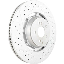 Load image into Gallery viewer, 09.B848.33 Brembo Premium Dual Cast Vented Drilled/Grooved UV Coated Brake Rotor Brembo Brake Canada