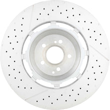 Load image into Gallery viewer, 09.B848.33 Brembo Premium Dual Cast Vented Drilled/Grooved UV Coated Brake Rotor Brembo Brake Canada
