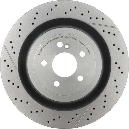 09.B879.11 Brembo Premium Coated Vented Brake Rotor Brembo Brake Canada
