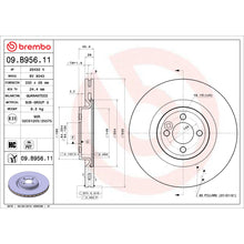 Load image into Gallery viewer, 09.B956.11 Brembo Premium Coated Vented Brake Rotor Brembo Brake Canada