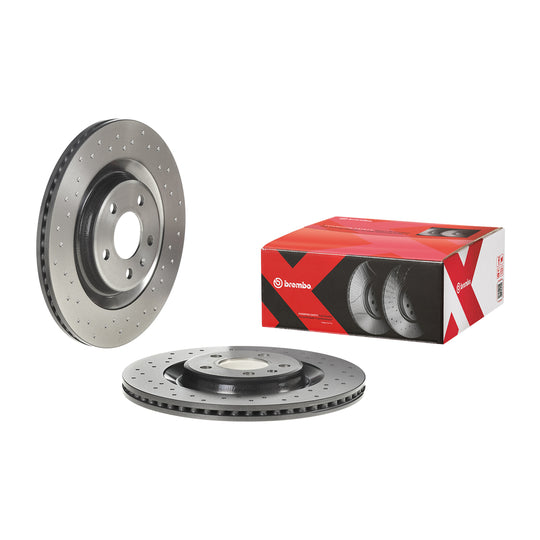 09.B969.1X Brembo Premium UV Coated XTRA Cross Drilled Brake Rotor Brembo Brake Canada