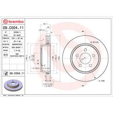 Load image into Gallery viewer, KT00782 Brembo Ceramic Brake Pad and UV Coated Vented  Brake Disc Kit Brembo Brake Canada