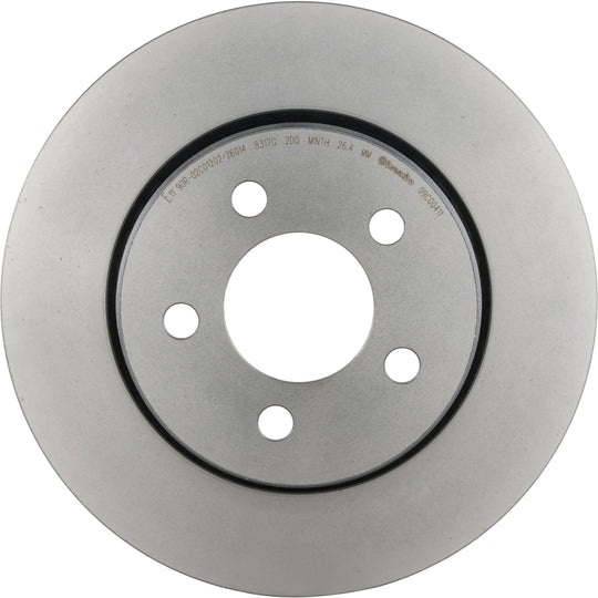 KT00782 Brembo Ceramic Brake Pad and UV Coated Vented  Brake Disc Kit Brembo Brake Canada