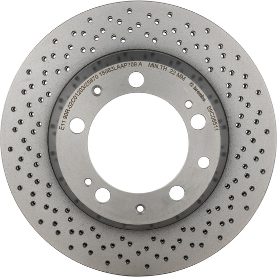 09.C085.11 Brembo Premium Coated Vented Brake Rotor Brembo Brake Canada