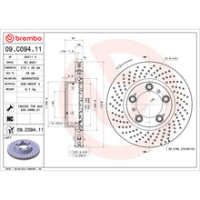 Load image into Gallery viewer, 09.C094.11 Brembo Premium Coated Vented Brake Rotor Brembo Brake Canada