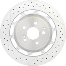 Load image into Gallery viewer, 09.C128.33 Brembo Premium Dual Cast Vented Drilled/Grooved UV Coated Brake Rotor Brembo Brake Canada