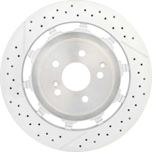 Load image into Gallery viewer, 09.C128.33 Premium Dual Cast Vented Drilled/Grooved UV Coated Brake Rotor Brembo Canada