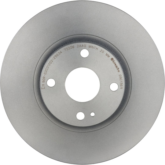 09.C136.11 Brembo Premium Coated Vented Brake Rotor Brembo Brake Canada
