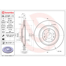 Load image into Gallery viewer, KT00817 Brembo Ceramic Brake Pad and UV Coated Vented  Brake Disc Kit Brembo Brake Canada