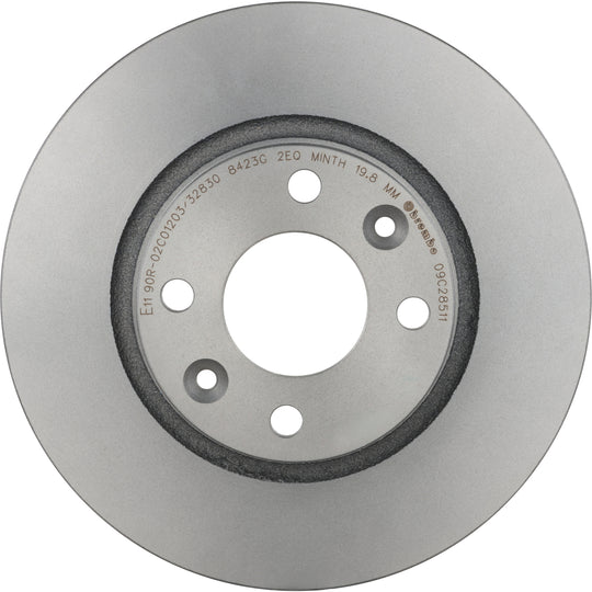 09.C285.11 Brembo Premium Coated Vented Brake Rotor Brembo Brake Canada
