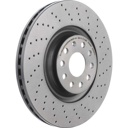 KTX0138 Brembo Ceramic Brake Pad and XTRA PVT Drilled Brake Disc Kit Brembo Brake Canada