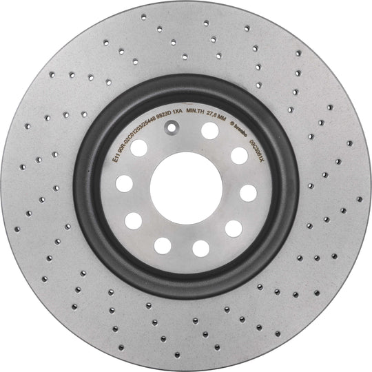 KTX0138 Brembo Ceramic Brake Pad and XTRA PVT Drilled Brake Disc Kit Brembo Brake Canada