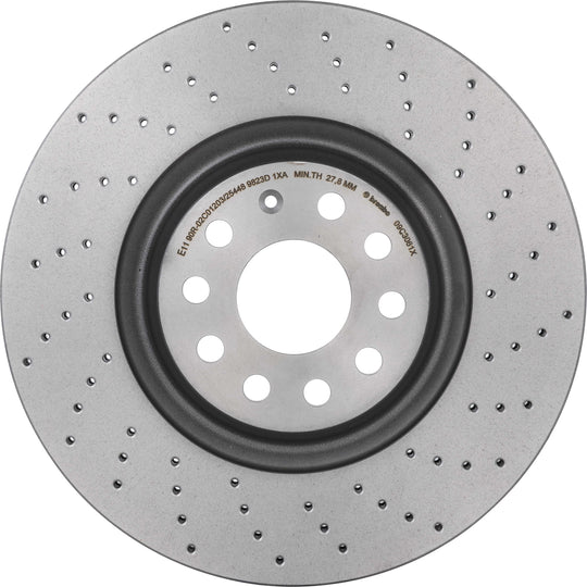 09.C306.1X Premium UV Coated XTRA Cross Drilled Brake Rotor Brembo Canada