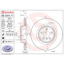 Load image into Gallery viewer, KT00C11 Brembo Ceramic Brake Pad and UV Coated Vented  Brake Disc Kit Brembo Brake Canada