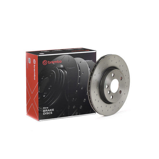 09.C349.1X Brembo Premium UV Coated XTRA Cross Drilled Brake Rotor Brembo Brake Canada