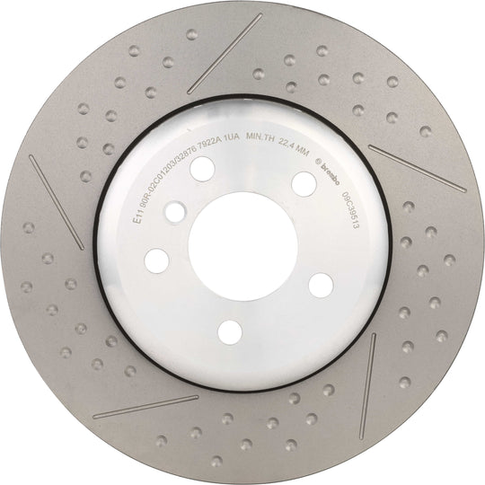 09.C395.13 Brembo Premium Vented Composite Brake Rotor Brembo Brake Canada
