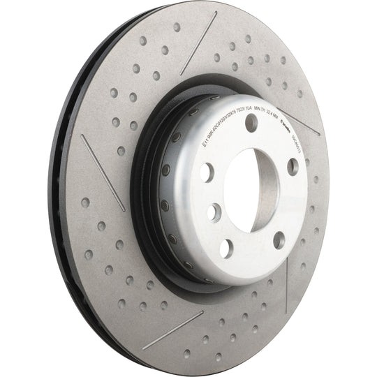 KT00711 Brembo Ceramic Brake Pad and Composite Vented Drilled and Slotted Brake Disc Kit Brembo Brake Canada