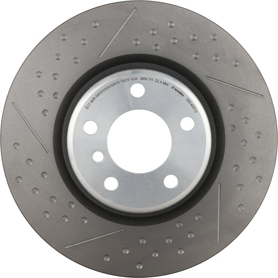 KT00711 Brembo Ceramic Brake Pad and Composite Vented Drilled and Slotted Brake Disc Kit Brembo Brake Canada