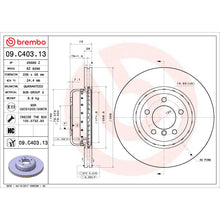 Load image into Gallery viewer, KT00B78 Brembo Ceramic Brake Pad and Composite Vented  Brake Disc Kit Brembo Brake Canada
