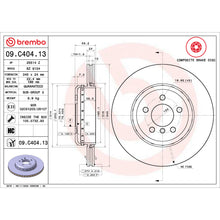 Charger l'image dans la galerie, KT00B15 Brembo Ceramic Brake Pad and Composite Vented  Brake Disc Kit Brembo Brake Canada