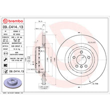 Load image into Gallery viewer, 09.C414.13 Brembo Premium Vented Composite Brake Rotor Brembo Brake Canada