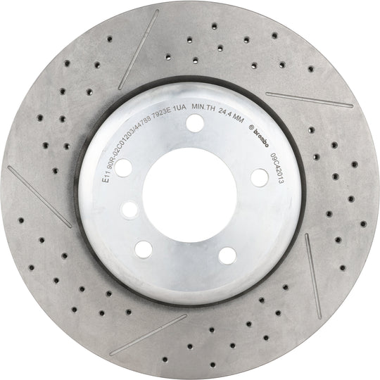 KT00B90 Brembo Ceramic Brake Pad and Composite Vented Drilled and Slotted Brake Disc Kit Brembo Brake Canada