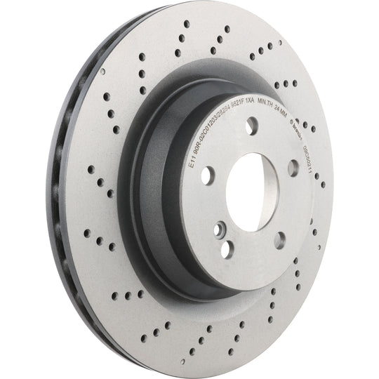09.C502.11 Brembo Premium Coated Vented Brake Rotor Brembo Brake Canada