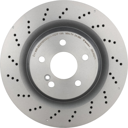 09.C502.11 Brembo Premium Coated Vented Brake Rotor Brembo Brake Canada