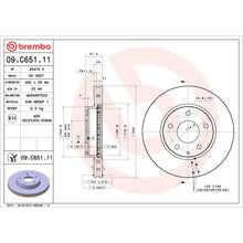 Load image into Gallery viewer, KT00900 Brembo Ceramic Brake Pad and UV Coated Vented  Brake Disc Kit Brembo Brake Canada