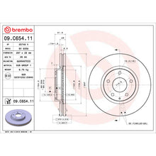 Load image into Gallery viewer, KT00954 Brembo Ceramic Brake Pad and UV Coated Vented  Brake Disc Kit Brembo Brake Canada