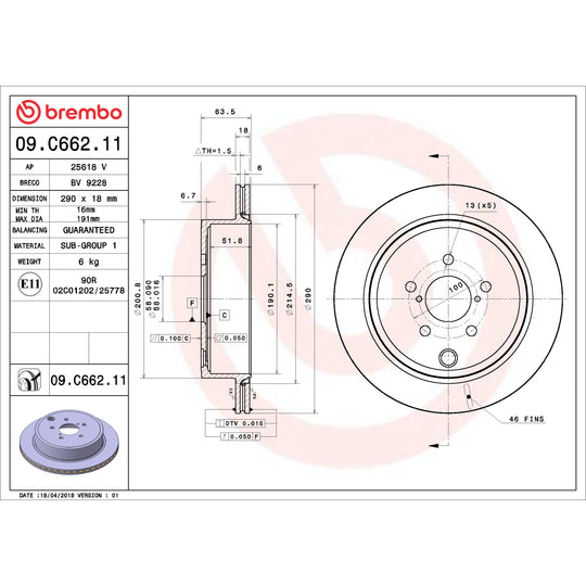 KT00249 Brembo Disc Brake Kit Brembo Brake Canada