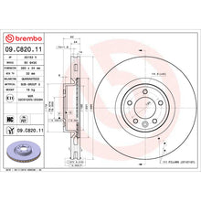 Load image into Gallery viewer, KT00C38 Brembo Ceramic Brake Pad and UV Coated PVT  Brake Disc Kit Brembo Brake Canada