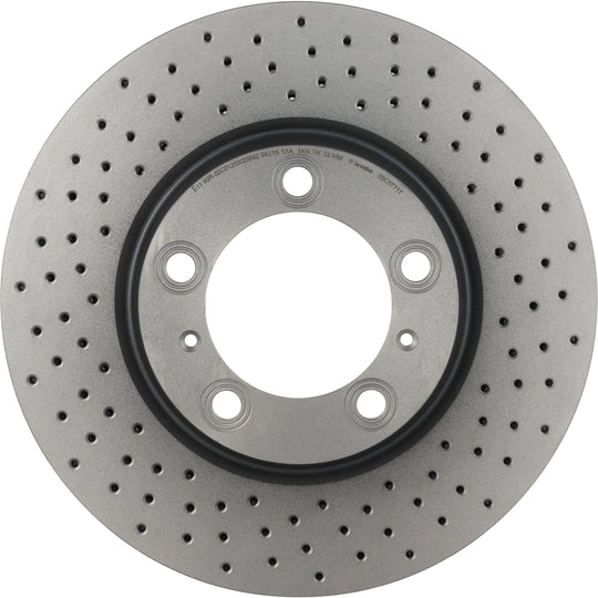 KT00A59 Brembo Ceramic Brake Pad and UV Coated PVT Drilled Brake Disc Kit Brembo Brake Canada
