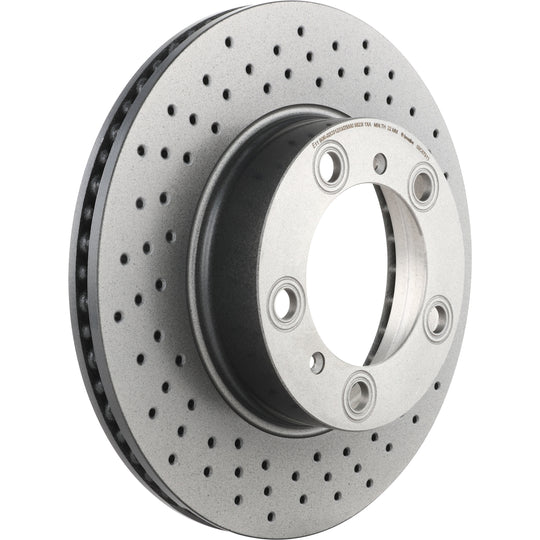 KT00A68 Brembo Ceramic Brake Pad and UV Coated PVT Drilled Brake Disc Kit Brembo Brake Canada