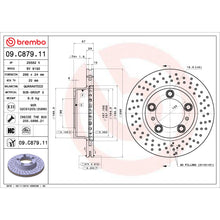 Charger l'image dans la galerie, KT00A68 Brembo Ceramic Brake Pad and UV Coated PVT Drilled Brake Disc Kit Brembo Brake Canada