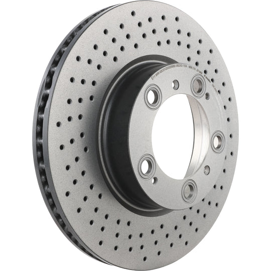 KT00732 Brembo Ceramic Brake Pad and UV Coated PVT Drilled Brake Disc Kit Brembo Brake Canada