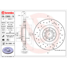 Load image into Gallery viewer, KTX0140 Brembo Ceramic Brake Pad and XTRA PVT Drilled Brake Disc Kit Brembo Brake Canada