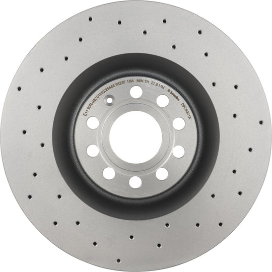 KTX4081 Brembo Low-Met Brake Pad and XTRA PVT Drilled Brake Disc Kit Brembo Brake Canada