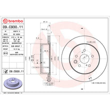 Charger l'image dans la galerie, 09.C930.11 Brembo Premium Coated Vented Brake Rotor Brembo Brake Canada