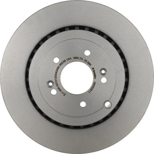 09.D028.11 Brembo Premium Coated Vented Brake Rotor Brembo Brake Canada