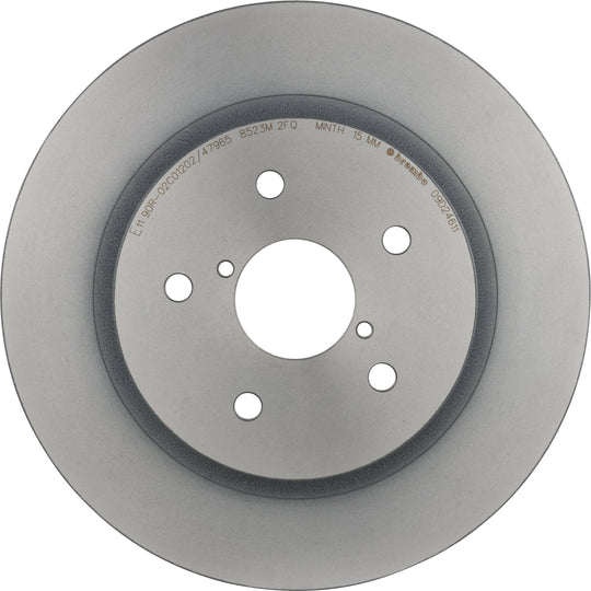 09.D246.11 Brembo Premium Coated Vented Brake Rotor Brembo Brake Canada