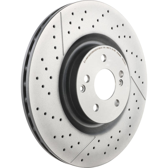 09.D339.11 Brembo Premium Coated Vented Brake Rotor Brembo Brake Canada