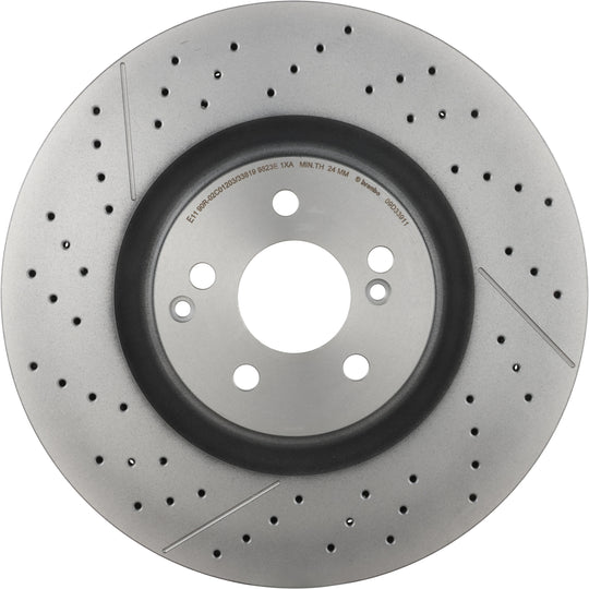 09.D339.11 Brembo Premium Coated Vented Brake Rotor Brembo Brake Canada