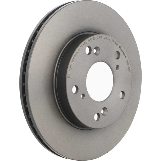 09.D395.11 Brembo Premium Coated Vented Brake Rotor Brembo Brake Canada